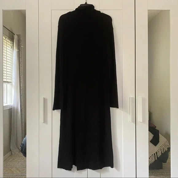 ABound Turtle Rib Knit Slit Sweater Dress - Picture 3 of 6